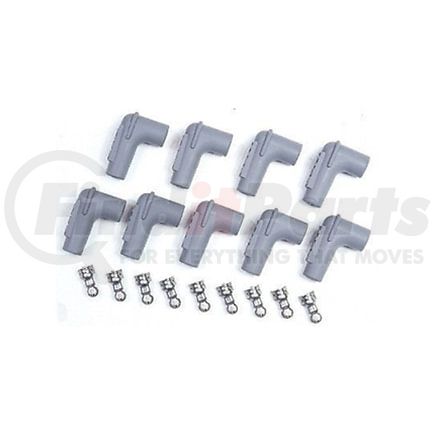 8850 by MSD - MSD Spark Plug Boot & Terminal Kit 90 Deg HEI Gray