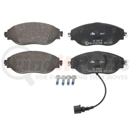 602617 by ATE BRAKE PRODUCTS - ATE Original Semi-Metallic Front Disc Brake Pad Set 602617 for Audi, Volkswagen