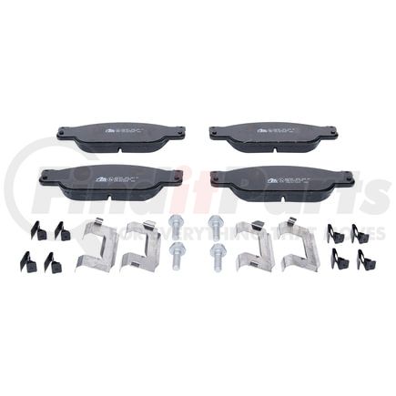 602729 by ATE BRAKE PRODUCTS - ATE Original Semi-Metallic Front Disc Brake Pad Set 602729 for Ford, Jaguar