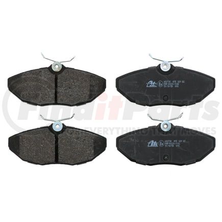 602730 by ATE BRAKE PRODUCTS - ATE Original Semi-Metallic Rear Disc Brake Pad Set 602730 for Ford, Jaguar