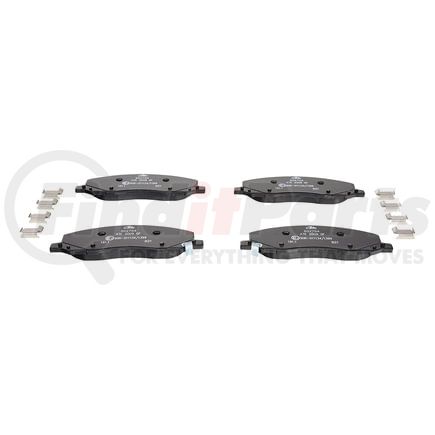 602754 by ATE BRAKE PRODUCTS - ATE Original Semi-Metallic Front Disc Brake Pad Set 602754 for Saab