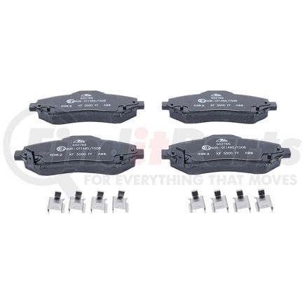 ATE Brake Products 602766 Disc Brake Pad Set ATE Original Semi-Metallic Front Disc Brake Pad Set 602766 for Chrysler, VW