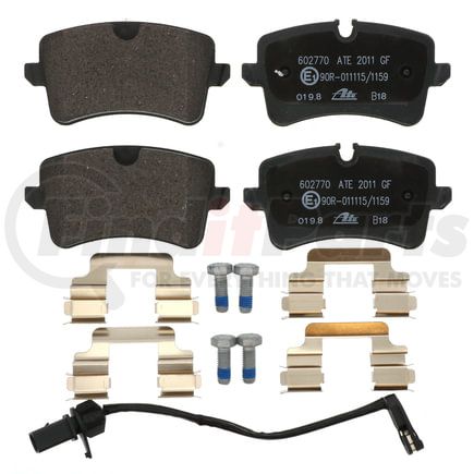 602770 by ATE BRAKE PRODUCTS - ATE Original Semi-Metallic Rear Disc Brake Pad Set 602770 for Audi, Porsche