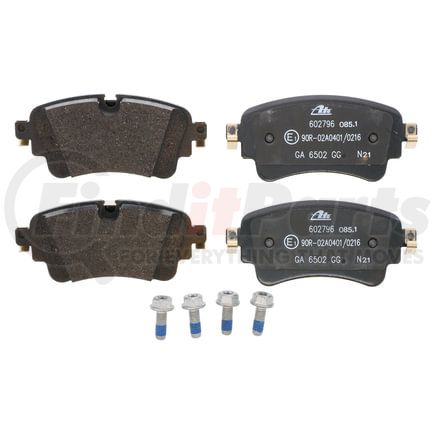 602796 by ATE BRAKE PRODUCTS - ATE Original Semi-Metallic Rear Disc Brake Pad Set 602796 for Audi