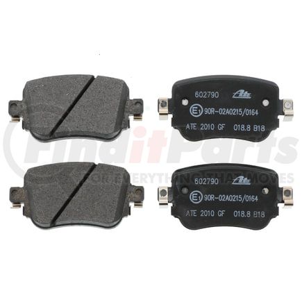 602790 by ATE BRAKE PRODUCTS - ATE Original Semi-Metallic Rear Disc Brake Pad Set 602790 for Audi, Volkswagen