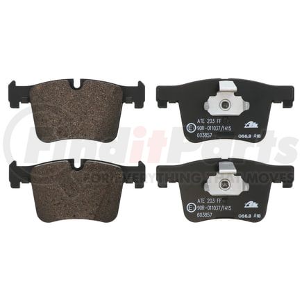 603857 by ATE BRAKE PRODUCTS - ATE Original Semi-Metallic Front Disc Brake Pad Set 603857 for BMW