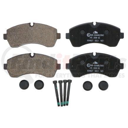 604827 by ATE BRAKE PRODUCTS - ATE Original Semi-Metallic Front Disc Brake Pad Set 604827 for Mercedes-Benz
