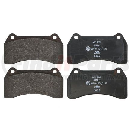 604841 by ATE BRAKE PRODUCTS - ATE Original Semi-Metallic Front Disc Brake Pad Set 604841 for Jaguar