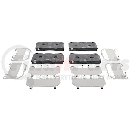 604855 by ATE BRAKE PRODUCTS - ATE Original Semi-Metallic Front Disc Brake Pad Set 604855 for Buick