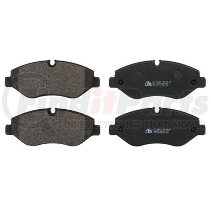 604877 by ATE BRAKE PRODUCTS - ATE Semi-Metallic Front Disc Brake Pad Set 604877 for Dodge, Mercedes-Benz