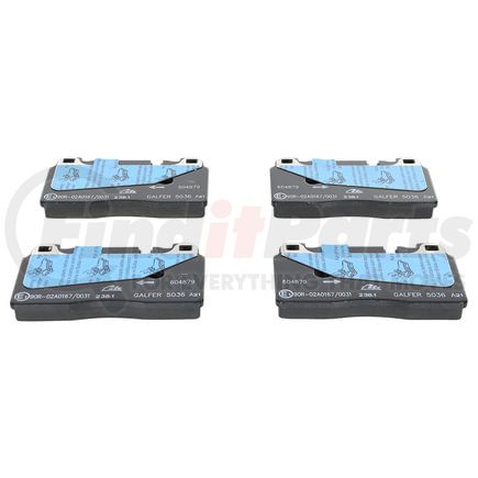 604879 by ATE BRAKE PRODUCTS - ATE Original Brake Pad