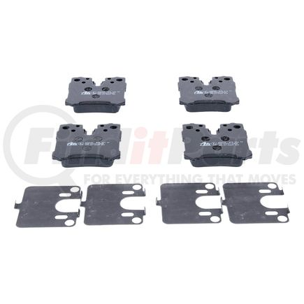605608 by ATE BRAKE PRODUCTS - ATE Original Semi-Metallic Rear Disc Brake Pad Set 605608 for Lexus