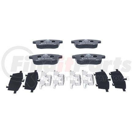 ATE Brake Products 605605 Disc Brake Pad Set ATE Semi-Metallic Rear Disc Brake Pad Set 605605 for Ford, Lincoln, Mazda