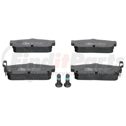 605626 by ATE BRAKE PRODUCTS - ATE Original Semi-Metallic Rear Disc Brake Pad Set 605626 for INFINITI, Nissan