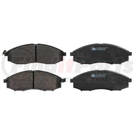 605632 by ATE BRAKE PRODUCTS - ATE Original Semi-Metallic Front Disc Brake Pad Set 605632 for Nissan