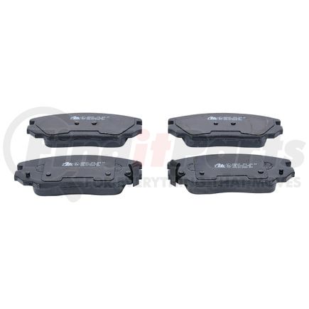 605639 by ATE BRAKE PRODUCTS - ATE Original Semi-Metallic Front Disc Brake Pad Set 605639 for Hyundai, Kia