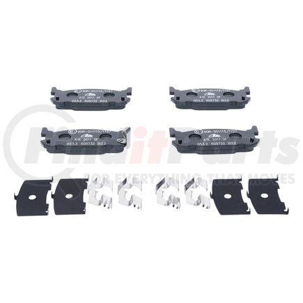 ATE Brake Products 605732 Disc Brake Pad Set ATE Original Semi-Metallic Rear Disc Brake Pad Set 605732 for Mazda