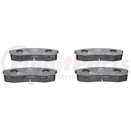 605744 by ATE BRAKE PRODUCTS - ATE Original Semi-Metallic Rear Disc Brake Pad Set 605744 for Lexus, Toyota