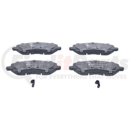 605760 by ATE BRAKE PRODUCTS - ATE Semi-Metallic Front Disc Brake Pad Set 605760 for Chrysler, Mitsubishi
