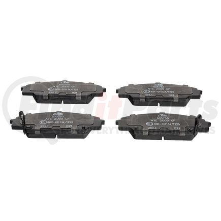 605755 by ATE BRAKE PRODUCTS - ATE Original Semi-Metallic Front Disc Brake Pad Set 605755 for Acura, Honda