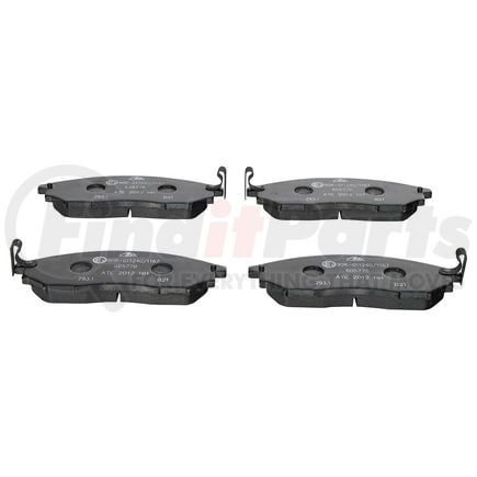 605778 by ATE BRAKE PRODUCTS - ATE Original Semi-Metallic Front Disc Brake Pad Set 605778 for INFINITI, Nissan