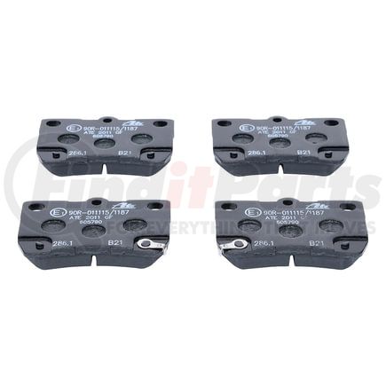 ATE Brake Products 605790 Disc Brake Pad Set ATE Original Semi-Metallic Rear Disc Brake Pad Set 605790 for Lexus