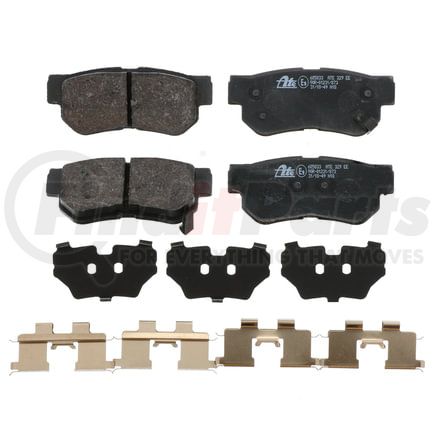 605833 by ATE BRAKE PRODUCTS - ATE Original Semi-Metallic Rear Disc Brake Pad Set 605833 for Hyundai, Kia