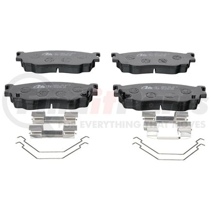 605831 by ATE BRAKE PRODUCTS - ATE Original Semi-Metallic Front Disc Brake Pad Set 605831 for Mazda