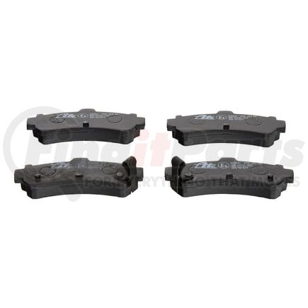 605841 by ATE BRAKE PRODUCTS - ATE Original Semi-Metallic Rear Disc Brake Pad Set 605841 for Nissan