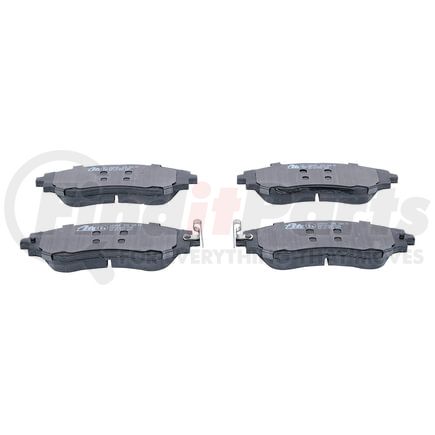 605859 by ATE BRAKE PRODUCTS - ATE Original Semi-Metallic Front Disc Brake Pad Set 605859 for Daewoo