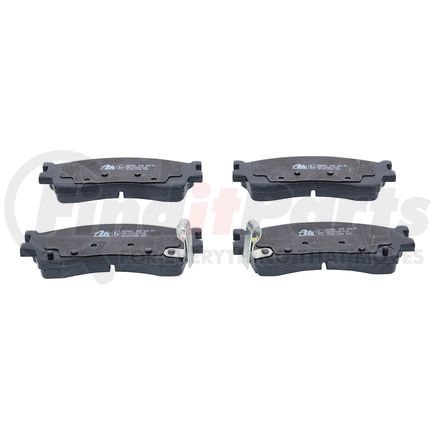 605868 by ATE BRAKE PRODUCTS - ATE Original Semi-Metallic Front Disc Brake Pad Set 605868 for Kia