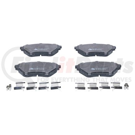 605867 by ATE BRAKE PRODUCTS - ATE Original Semi-Metallic Front Disc Brake Pad Set 605867 for Mazda