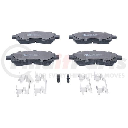 605895 by ATE BRAKE PRODUCTS - ATE Original Semi-Metallic Front Disc Brake Pad Set 605895 for Subaru