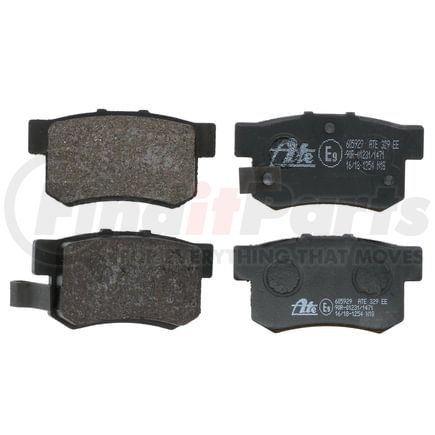 605929 by ATE BRAKE PRODUCTS - ATE Semi-Metallic Rear Disc Brake Pad Set 605929 for Acura, Honda, Suzuki