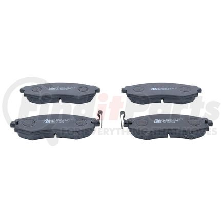 605933 by ATE BRAKE PRODUCTS - ATE Original Semi-Metallic Front Disc Brake Pad Set 605933 for Hyundai
