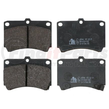 605944 by ATE BRAKE PRODUCTS - ATE Semi-Metallic Front Disc Brake Pad Set 605944 for Ford, Kia, Mazda, Mercury