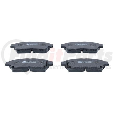605951 by ATE BRAKE PRODUCTS - ATE Original Semi-Metallic Front Disc Brake Pad Set 605951 for Lexus, Toyota
