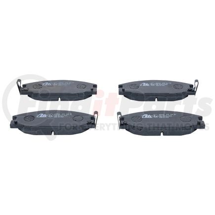 605942 by ATE BRAKE PRODUCTS - ATE Original Semi-Metallic Front Disc Brake Pad Set 605942 for Honda, Isuzu