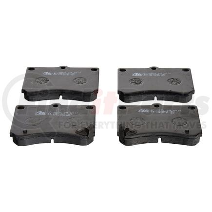 605974 by ATE BRAKE PRODUCTS - ATE Semi-Metallic Front Disc Brake Pad Set 605974 for Ford, Mazda, Mercury