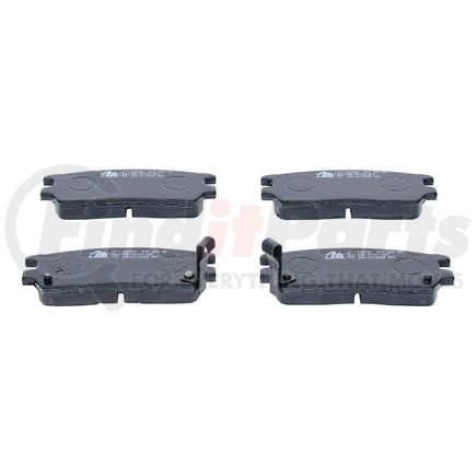 605981 by ATE BRAKE PRODUCTS - ATE Original Semi-Metallic Rear Disc Brake Pad Set 605981 for Eagle, Mitsubishi