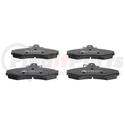 605993 by ATE BRAKE PRODUCTS - ATE Semi-Metallic Front Disc Brake Pad Set 605993 for Daewoo, Mitsubishi