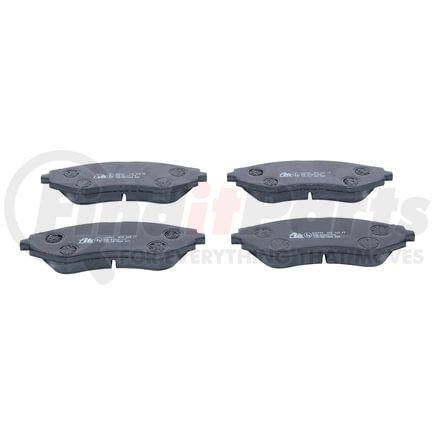 605994 by ATE BRAKE PRODUCTS - ATE Original Semi-Metallic Front Disc Brake Pad Set 605994 for Daewoo