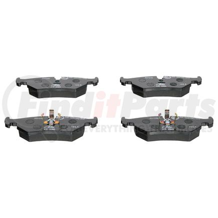 607246 by ATE BRAKE PRODUCTS - ATE Original Semi-Metallic Rear Disc Brake Pad Set 607246 for Jaguar