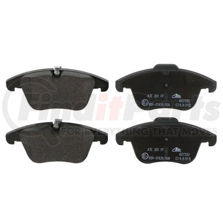 607292 by ATE BRAKE PRODUCTS - ATE Original Semi-Metallic Front Disc Brake Pad Set 607292 for Jaguar