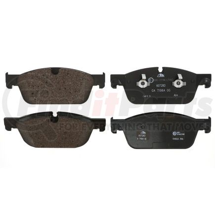 ATE Brake Products 607283 Disc Brake Pad Set ATE Original Semi-Metallic Rear Disc Brake Pad Set 607283 for Mercedes-Benz