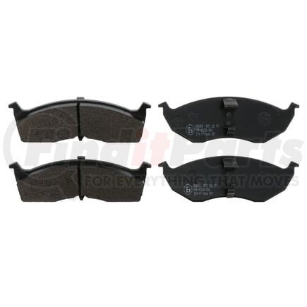 608003 by ATE BRAKE PRODUCTS - ATE Semi-Metallic Rear Disc Brake Pad Set 608003 for Chrysler