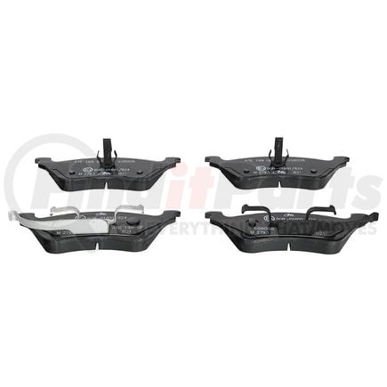 608008 by ATE BRAKE PRODUCTS - ATE Original Semi-Metallic Front Disc Brake Pad Set 608008 for Chrysler, Dodge