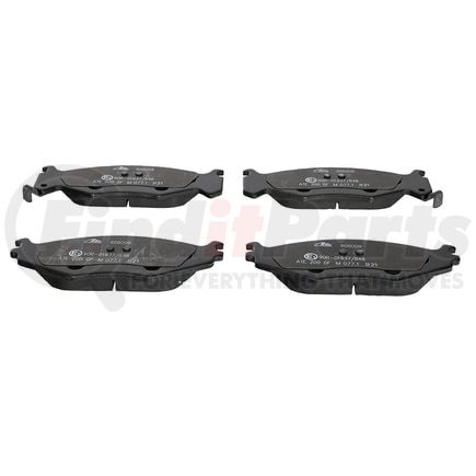 608009 by ATE BRAKE PRODUCTS - ATE Semi-Metallic Front Disc Brake Pad Set 608009 for Chrysler, Dodge, Plymouth