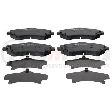 608013 by ATE BRAKE PRODUCTS - ATE Original Semi-Metallic Front Disc Brake Pad Set 608013 for Dodge, Jeep