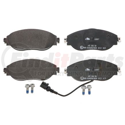 LD2617 by ATE BRAKE PRODUCTS - ATE Ceramic Front Disc Brake Pad Set LD2617 for Audi, Volkswagen